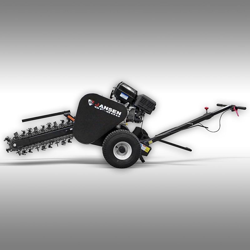 Jansen Grabenfräse Jansen GF-600pro, 13,5 PS, Kabelfräse, Schachtfräse