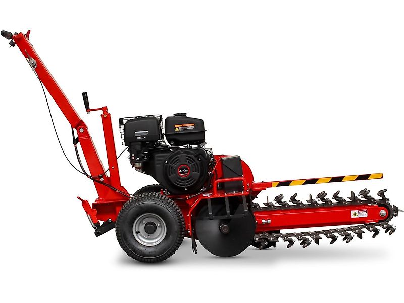 SCHORR Grabenfräse RR600GF Kabelfräse 12,4PS 420ccm E-Start Schachtfräse