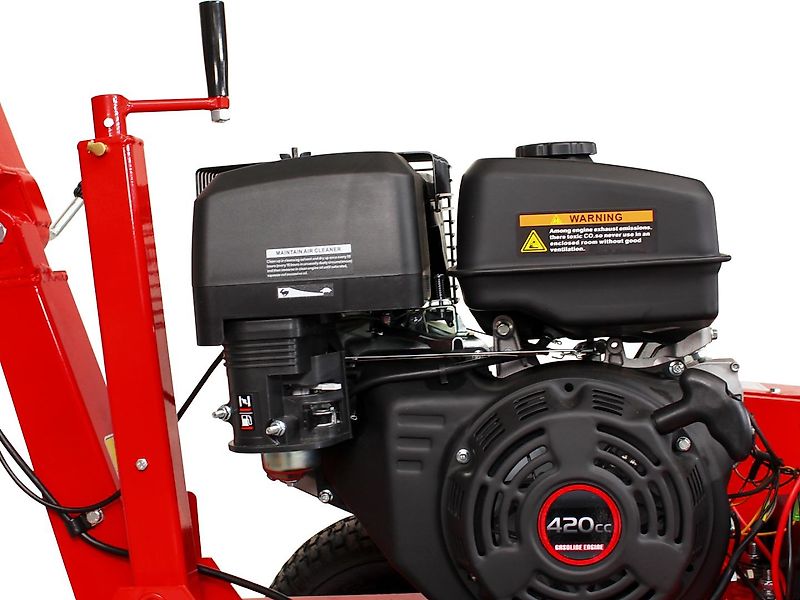 SCHORR Grabenfräse RR600GF Kabelfräse 12,4PS 420ccm E-Start Schachtfräse