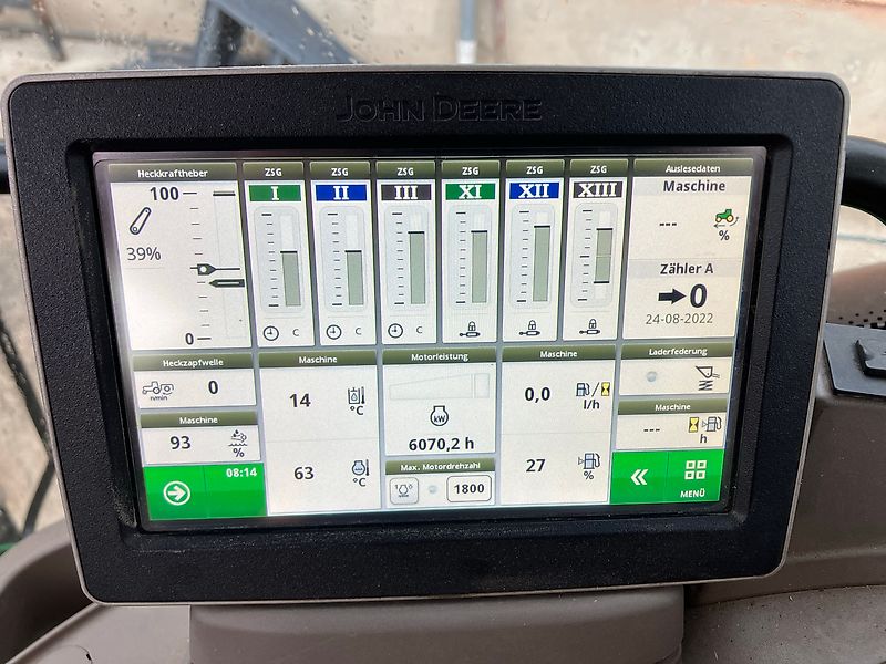 John Deere 6135R + FL 643R