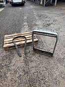 Massey Ferguson MF3690, BJ 1991, Grillzarge/Kühlerverkleidung/Calandra mit Dichtung, 3615714M3, 3581233M1, zusammen