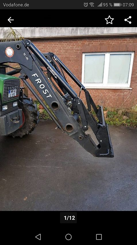 Frost Schäffer hydraulische Gerätebetätigung Nachrüstsatz Industriefrontlader Frontlader