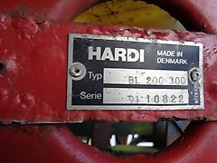 Hardi 200Liter Unterblattspritze 8Halter Dreipunktanbau