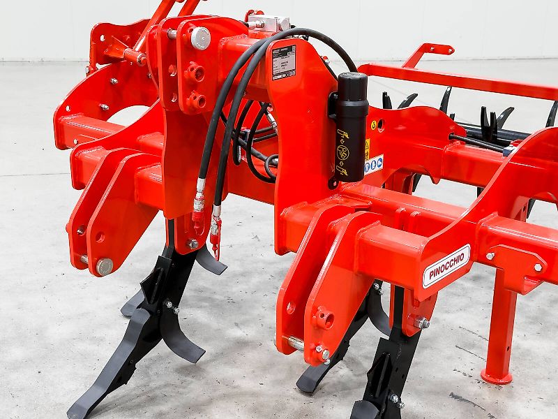 Gaspardo Pinocchio 250/5 2,5 m subsoiler, 45 cm working depth, 5 tines, hydraulic twin spike roller