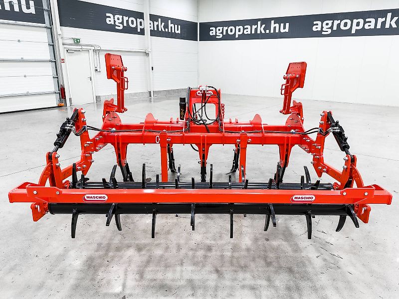 Gaspardo Pinocchio 250/5 2,5 m subsoiler, 45 cm working depth, 5 tines, hydraulic twin spike roller