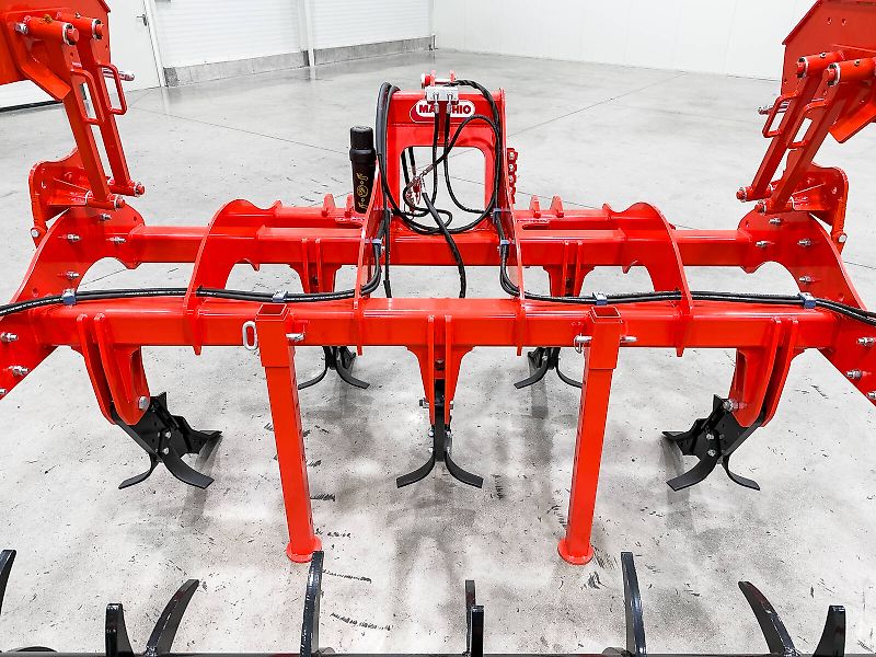 Gaspardo Pinocchio 250/5 2,5 m subsoiler, 45 cm working depth, 5 tines, hydraulic twin spike roller