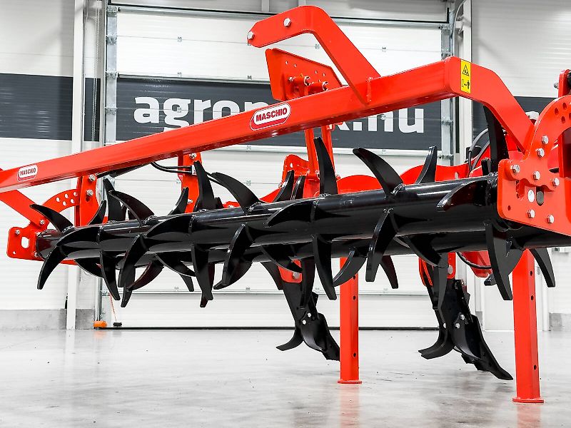 Gaspardo Pinocchio 250/5 2,5 m subsoiler, 45 cm working depth, 5 tines, hydraulic twin spike roller