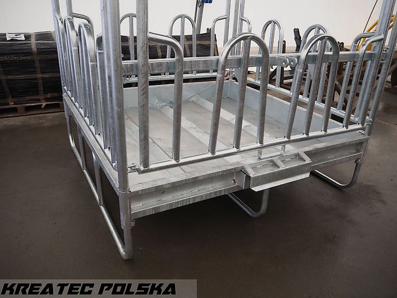 KMZ Heuraufe M4/12, Raufe für Vieh und Pferde 12 -Stellen, verzinkt