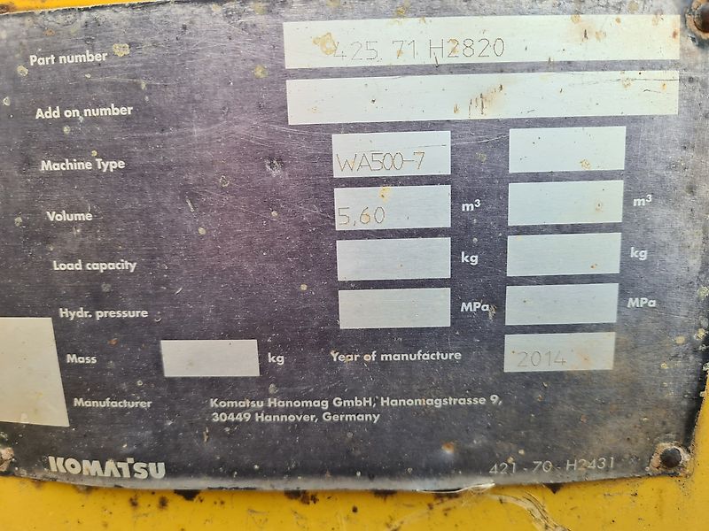 Komatsu WA 500-7