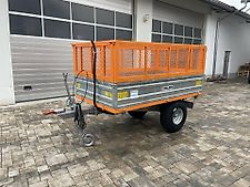 DELEKS Dreiseiten Kippanhänger für Traktor, Wagen, Anhänger