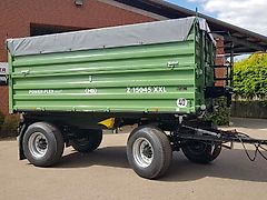 Brantner Z 15045 Aktion - XXL = 800+800er Aufbau + Planenaufbau + Hinten: AHK+Luft+Öl für 2-ten Anhänger