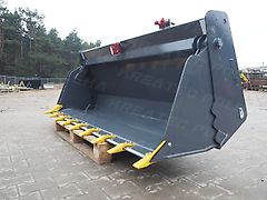 KREATEC Schaufel 4in1 / Klappschaufel HEAVY-Teleskoplader mit Hardox 500