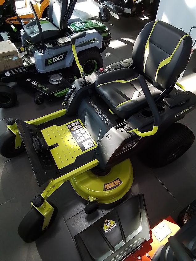 Shibaura Ryobi ZTR 480ex Akku Zero-Turn Nullwendekreis Aufsitmäher