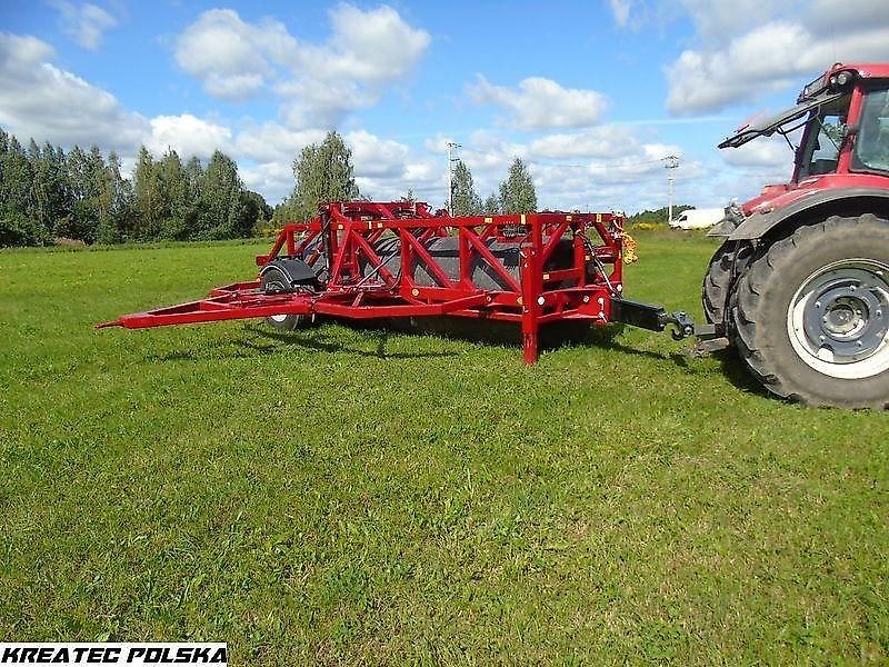 KMZ Wiesenwalze mit Fahrgestell 5m / meadow roller