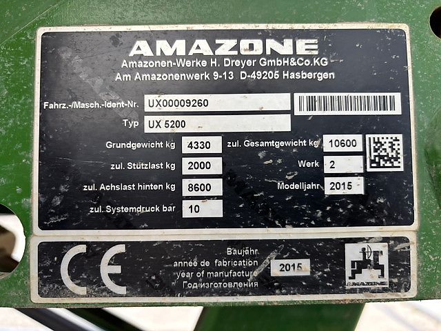 Amazone UX5200