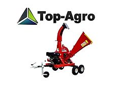 TOP-AGRO Walzen-Holzhackmaschine RTS-630 Offroadanhänger!!NEU!!