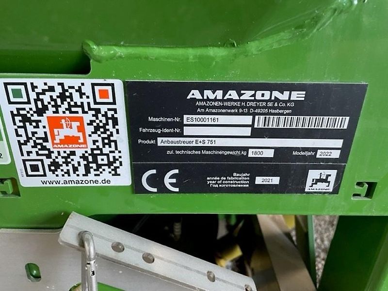 Amazone E+S 751 - GRÜN- WINTERDIENST