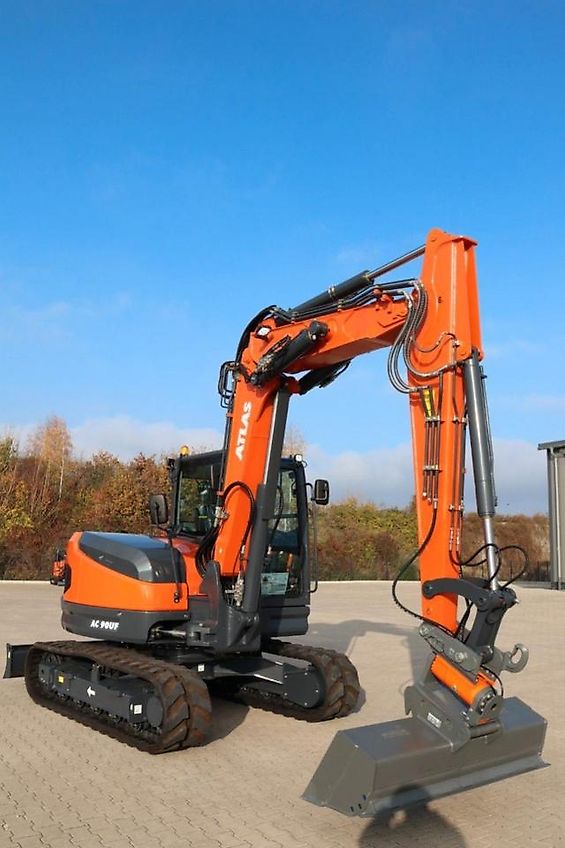Atlas AC 90 UF-2PB Midibagger,Kompaktbagger, Verstellausleger.