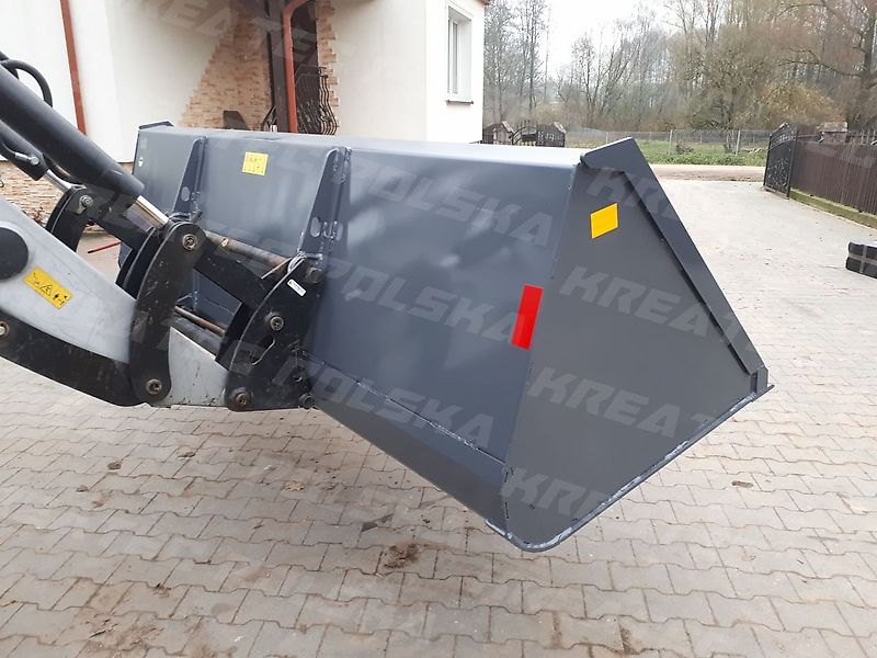 KREATEC Schaufel L, 1,2 bis 3,0 m, Frontlader und Teleskoplader, mit Hardox 500 Schurfleiste