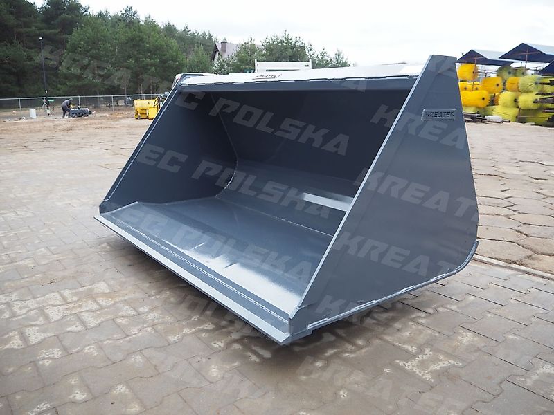 KREATEC Schaufel L, 1,2 bis 3,0 m, Frontlader und Teleskoplader, mit Hardox 500 Schurfleiste