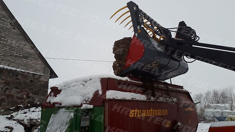 KREATEC Reißschaufel/ Krokoschaufel W2 mit FSDT Zinken und Hardox Schurfleiste