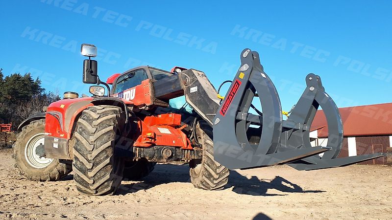 KREATEC Poltergabel doppelt / Forstgreifer/Holzzange