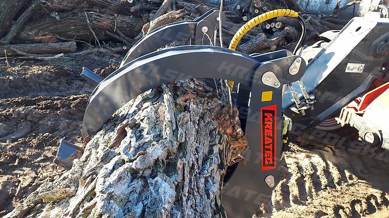 KREATEC Poltergabel doppelt / Forstgreifer/Holzzange