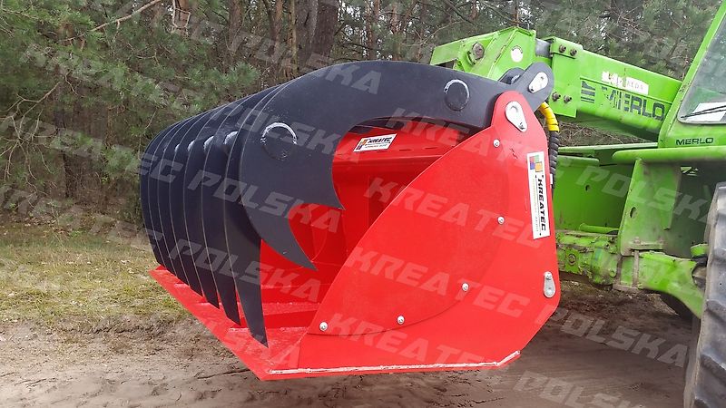 KREATEC Silagebeißschaufel HEAVY für Teleskoplader, Hardox Schurfleiste