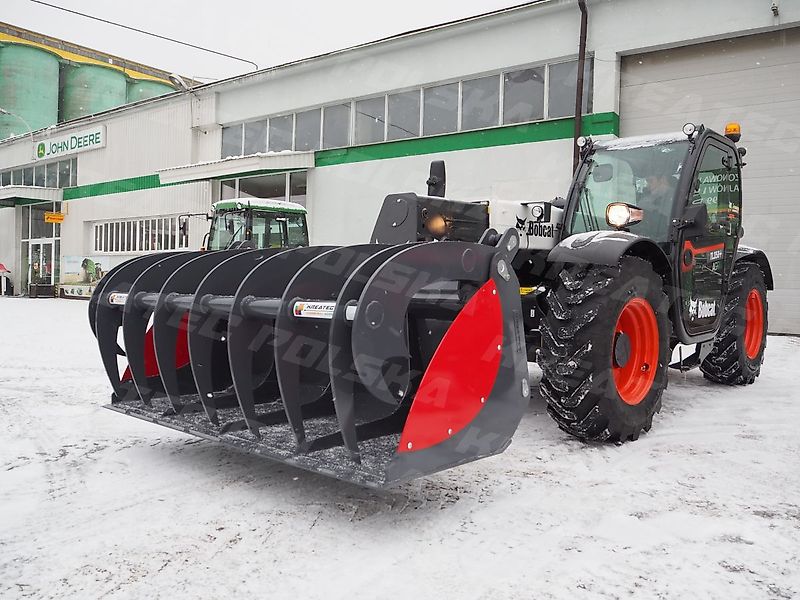 KREATEC Silagebeißschaufel HEAVY für Teleskoplader, Hardox Schurfleiste