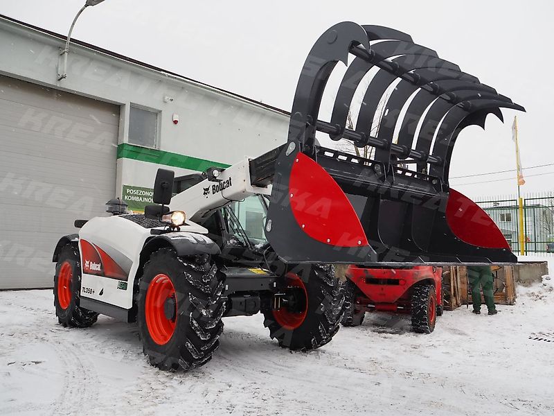 KREATEC Silagebeißschaufel HEAVY für Teleskoplader, Hardox Schurfleiste