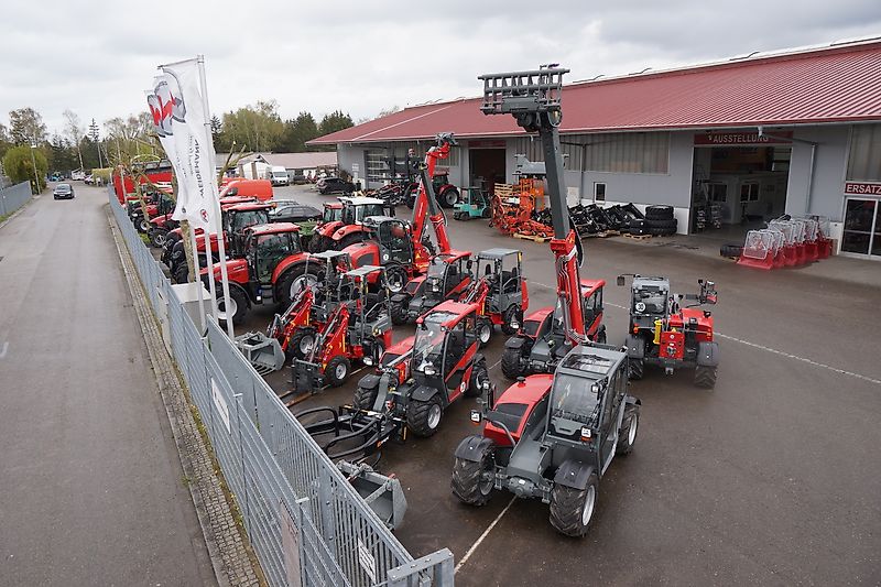 Weidemann Leichtgutschaufel, Krokodilgebiss, Palettengabel